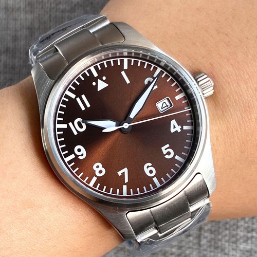 20ATM Pilot 39MM Tandorio Sapphire Glass NH35A Automatic Mens Watch
