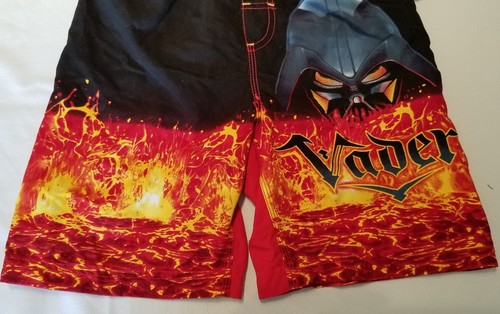 STAR WARS DARTH VADER Swimsuit Swim Trunk Shorts Boy Bathing suit Size XS NWT - Picture 4 of 6