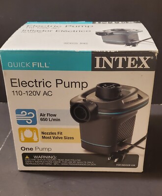 Intex 66639E Quick-Fill 120V AC Electric Air Pump