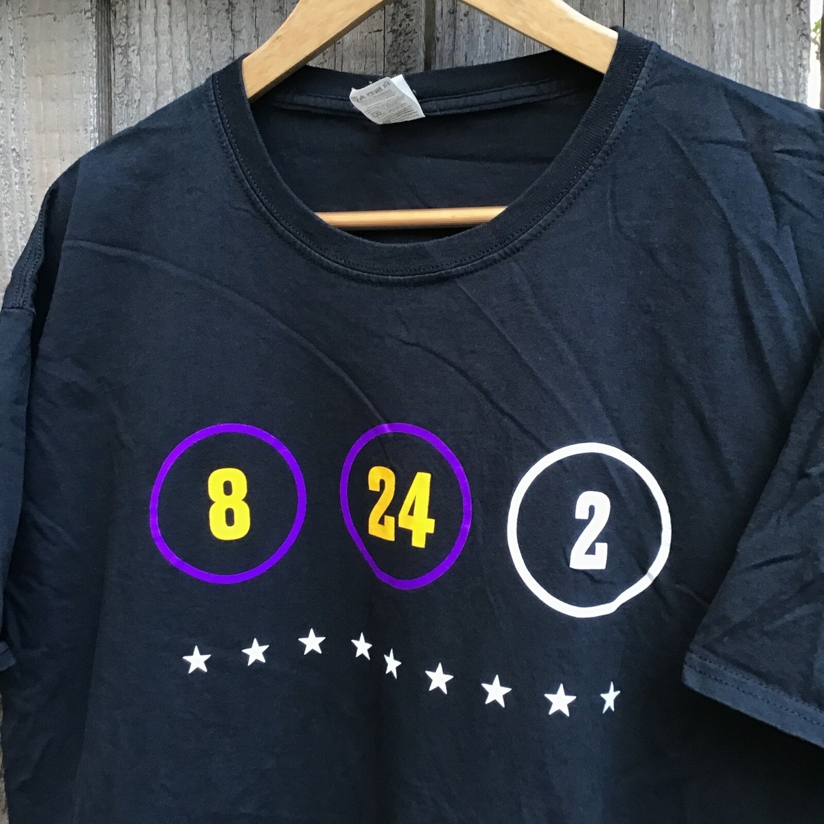 Kobe Bryant Gigi Los Angeles lakers 8 24 2 mamba memorial t shirt