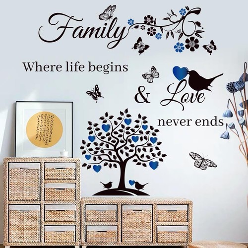 Family Saying Wall Art Stickers Inspirational Quotes Wall Decals Living Room ... - Picture 4 of 7
