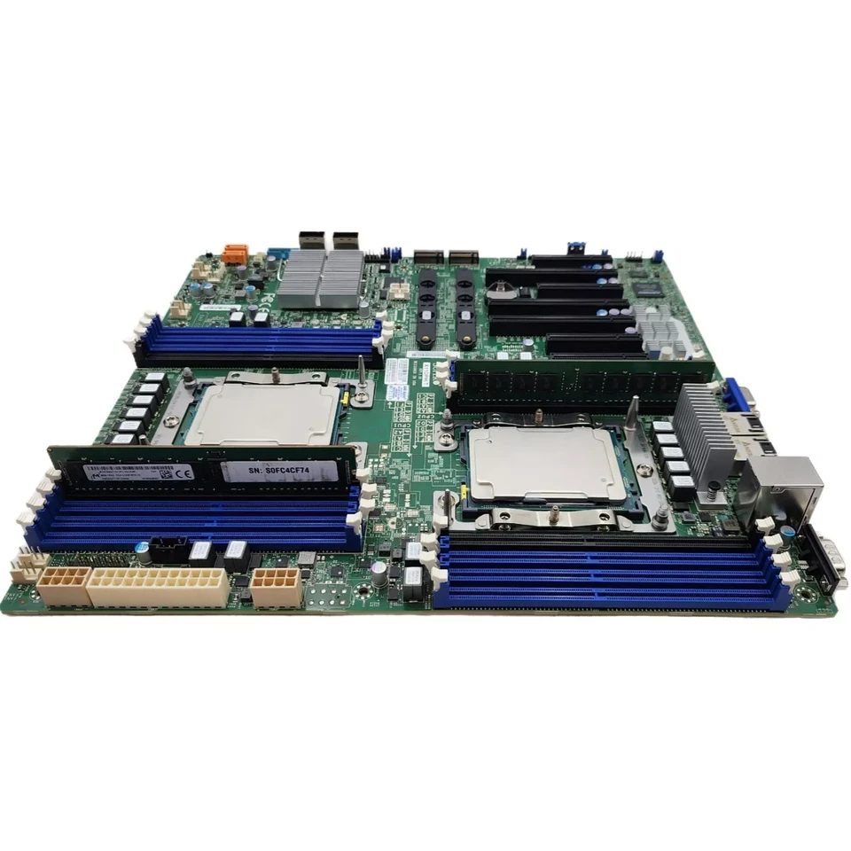 Supermicro X11DPH-T LGA 3647 E-ATX Server Motherboard w/ 2x Xeon 4110 8GB DDR4 - Image 3 of 4