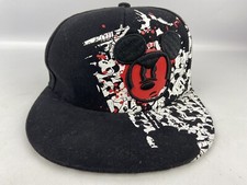 Mickey Mouse Hat Cap Black Disney Parks Authentic Original Youth Size Flat Bill