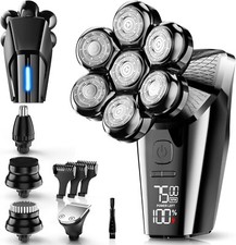 Hexus Head Shavers for Bald Men, Detachable Head Shaver Dry/Wet Bald Head Shaver