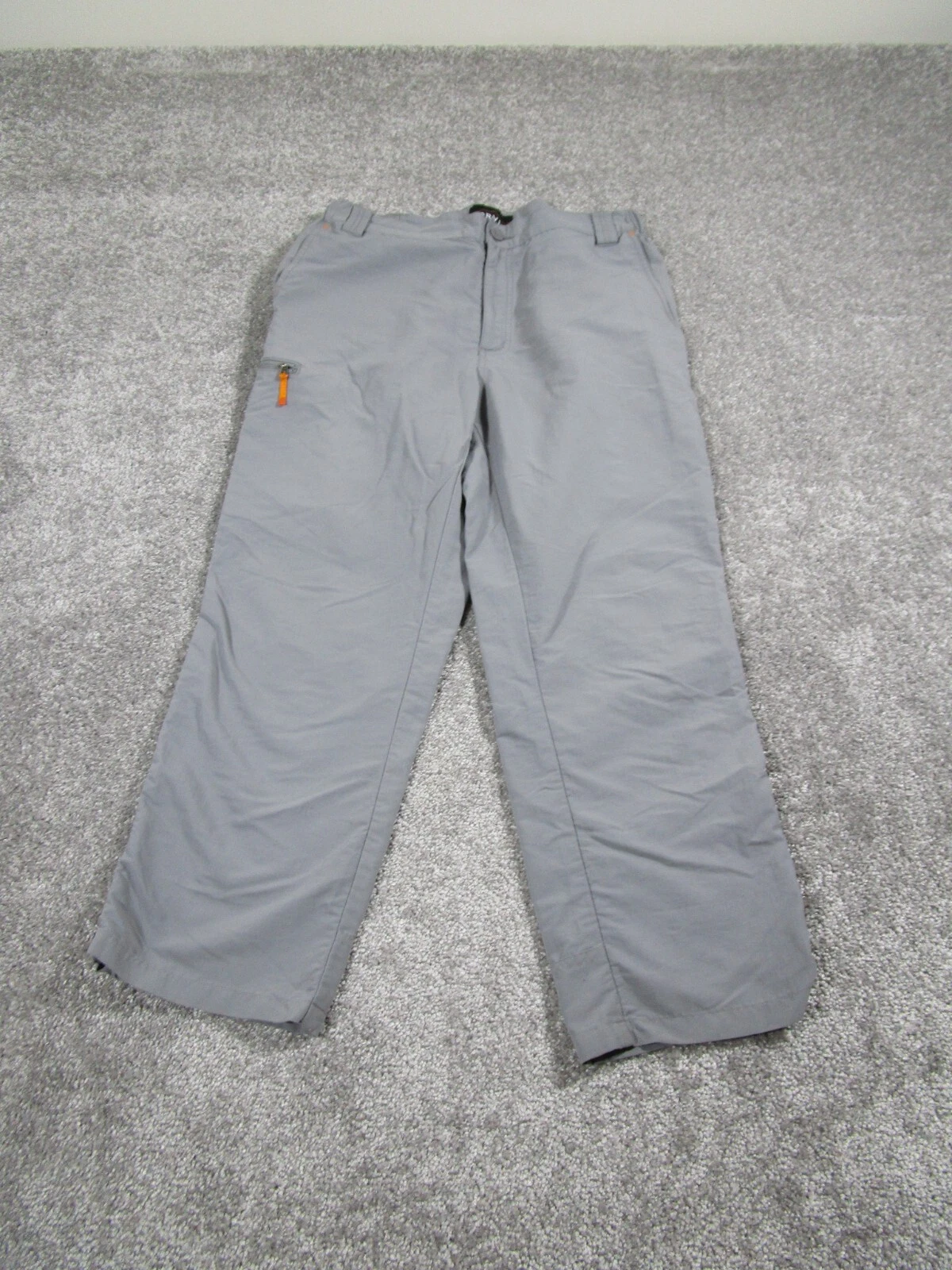 Orvis Fishing Pants Mens Medium 30" Inseam Gray Hiking