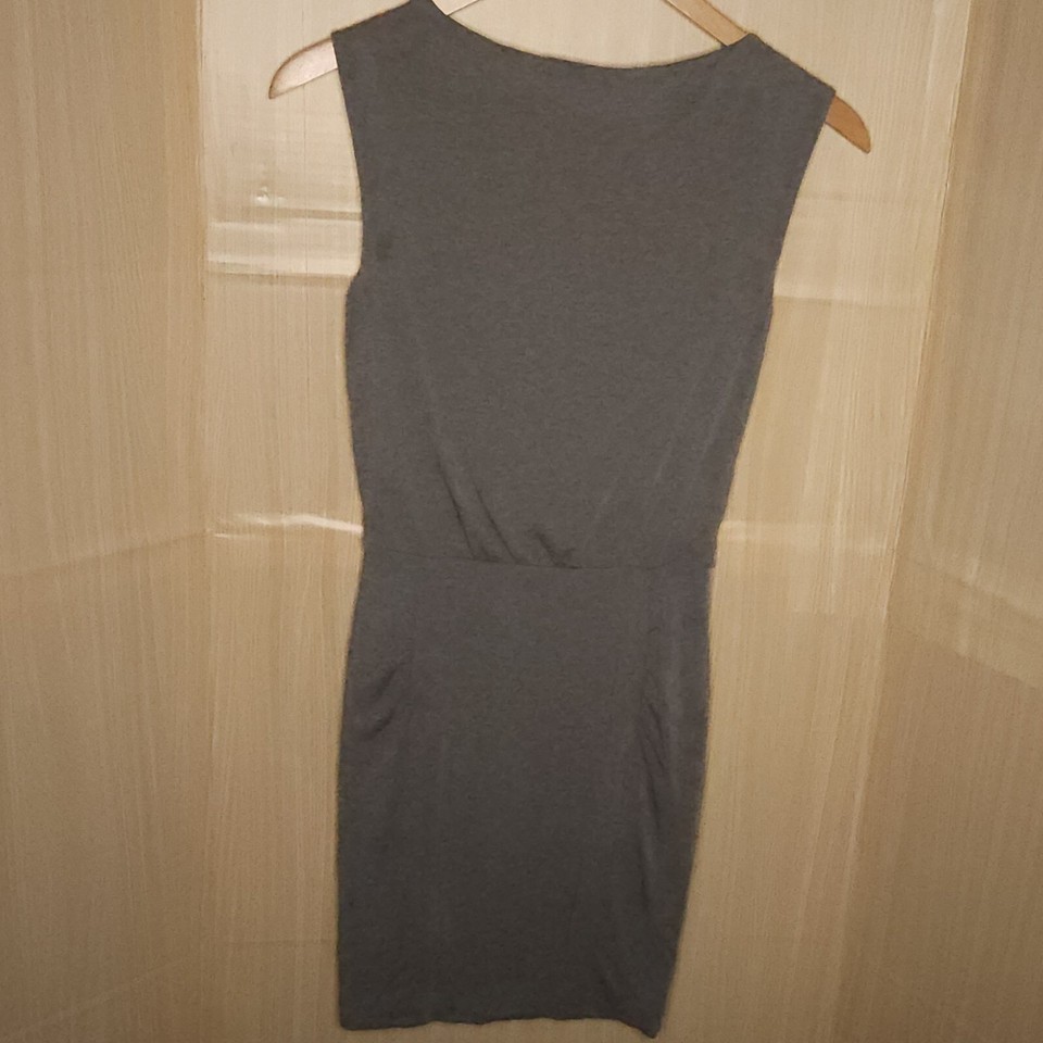 Athleta Womens Grey Stretchy Sleeveless Knit Dress XXS eBay