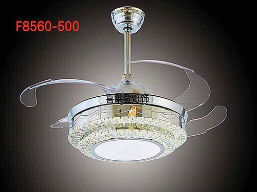 Retractable Blade Hidden Ceiling Fan 