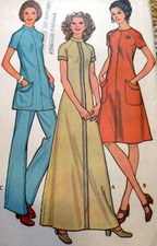 LOVELY VTG 1970s DRESS Sewing Pattern 12/34