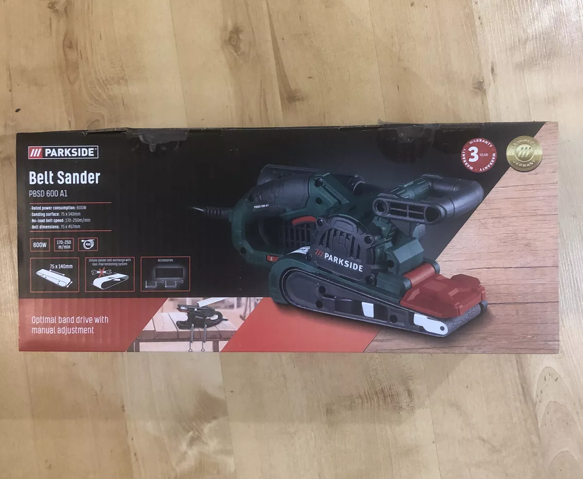 Parkside belt sander pbsd 600 a1 deals