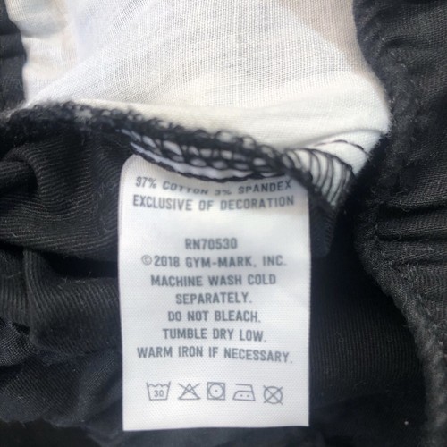 Crazy 8 Black Joggers Gathered Ankle Unisex Pants 6 - Picture 5 of 5