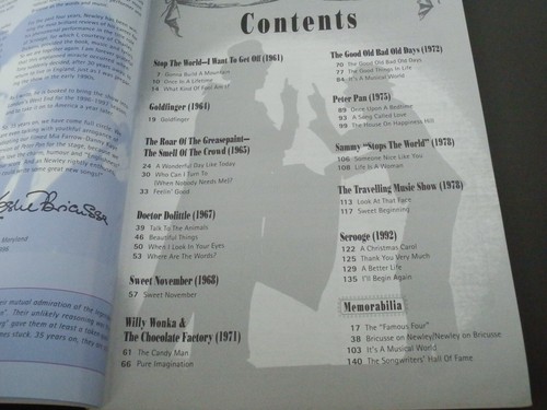 LESLIE BRICUSSE AND ANTHONY NEWLEY SONGBOOK - Picture 2 of 4
