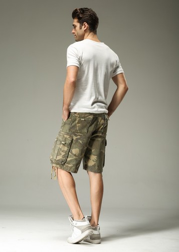 Pantalones Cortos de Trabajo de Carga Fox Jeans para Hombre Elton Informales del Ejército TALLA 32-44 - Imagen 15 de 64