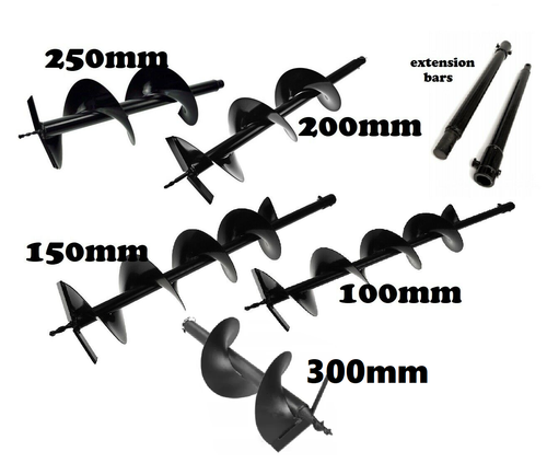 Petrol Earth Auger Drill Bit Ground 