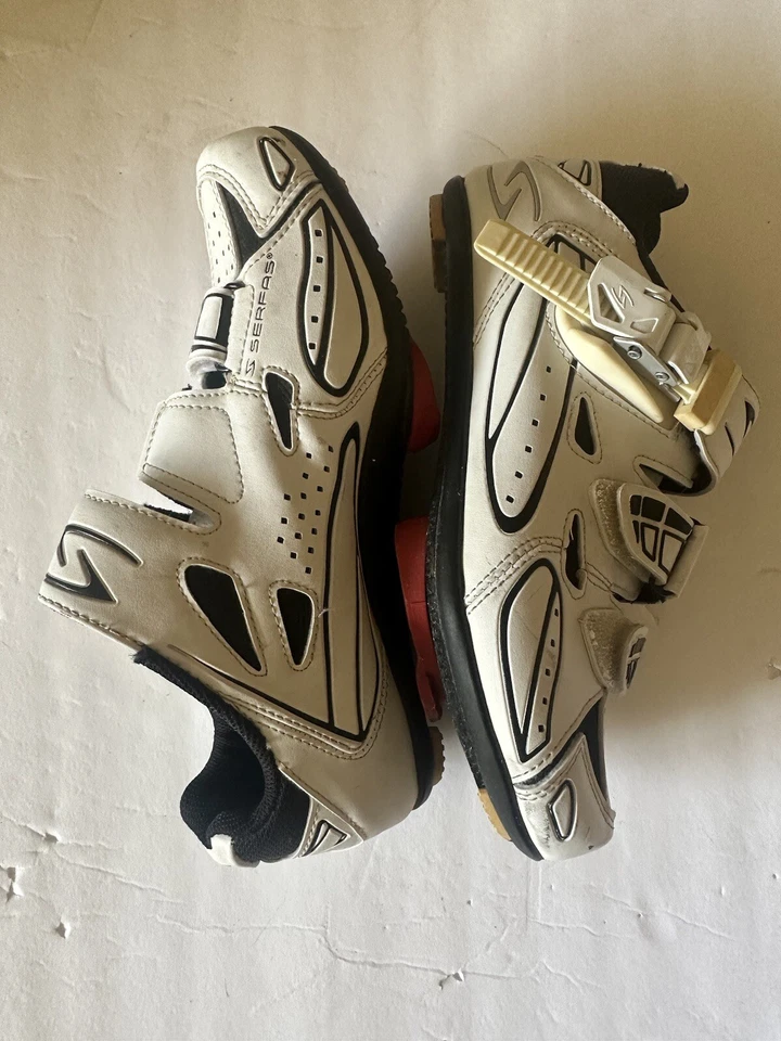 Serfas Women's Podium Road Cycling Shoes 37 US 6.5 with Peloton Bike Mounts - Image 2 of 4