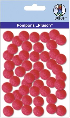 Pompons Für Dekorationen Rot Metallic Produktbild-Vorschau 6