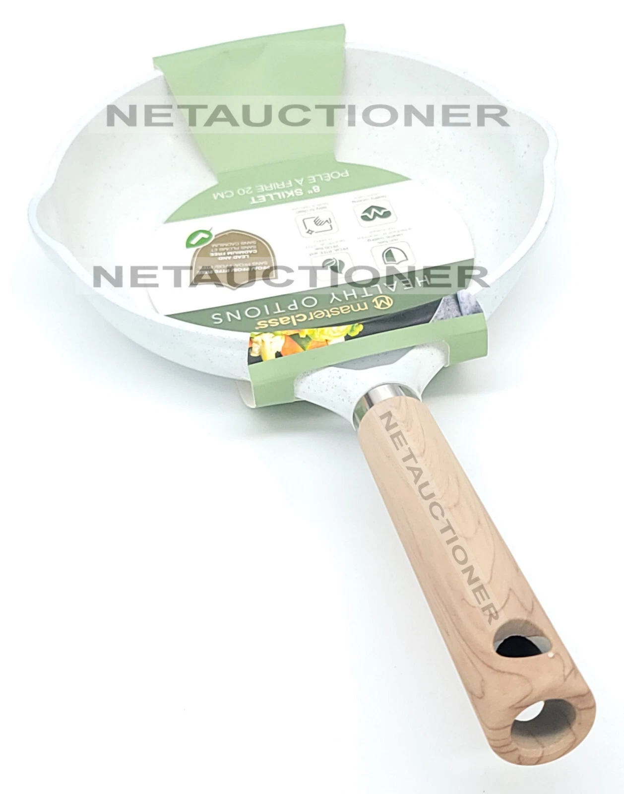 Masterclass Nonstick 8" (20CM) Nonstick Fry Pan / Skillet Beige Premium Healthy
Opens in a new windo
