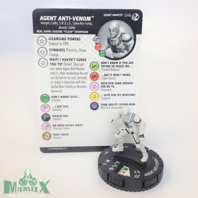 Heroclix Spider Man Venom Absolute Carnage Set Agent Anti Venom 046 Rare Ebay