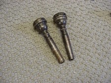 2 Vintage Bach 7C Trumpet Mouthpieces