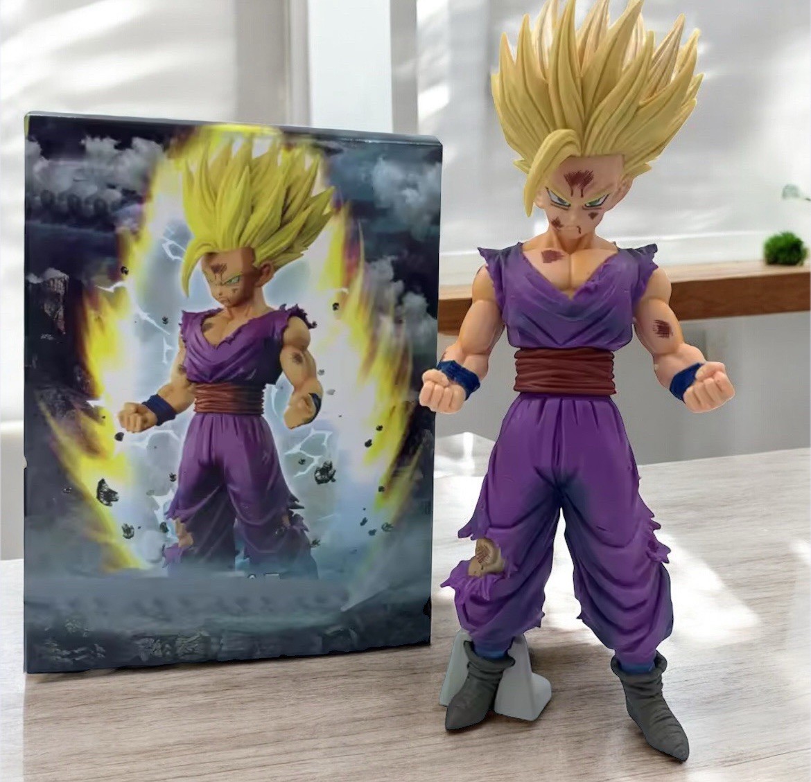 Figurine Gohan Super Saiyan 2 cadeau DBZ 13cm avec boite