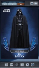 Star Wars Card Trader Topps Genesis - Blue Epic - Darth Vader