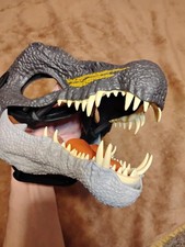 Jurassic World Rebirth Spinosaurus Roaring Dinosaur Mask, Role-Play Tested Works