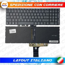 TASTIERA PER HP 250 255 G10 15-fc0014nl 15-fc0016nl ITALIANA RETROILLUMINATA
