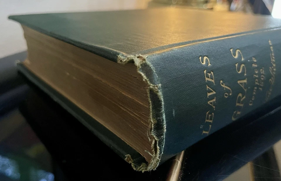 Leaves of Grass Complete 1892 Walt Whitman ORIGINAL 1st Issue DEATHBED EDITION - Image 3 of 4