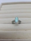 Vintage 925 Silver Navajo Opal Women Ring Size 7.5 Weight 4.5 Grams