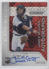 2015 Panini Prizm Auto Red Power Prizm 112/125 James McCann #60 Auto 6we