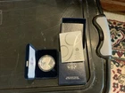 2005 W Proof $1 American Silver Eagle Dollar With Case and Certificate