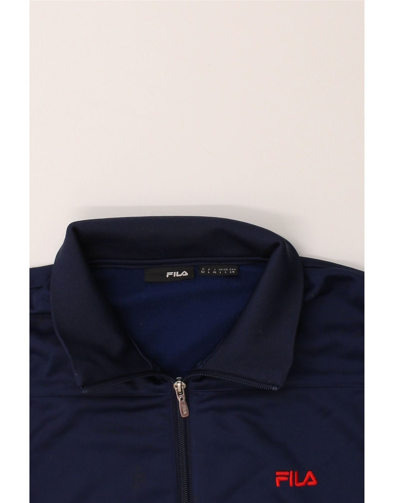 FILA tuta uomo top giacca grande blu navy colorblock poliestere BA06