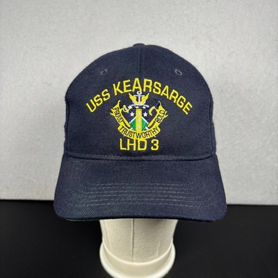 USS Kearsarge LHD 3 Navy Ship Hat Snapback Cap Made In USA Merit Marketing