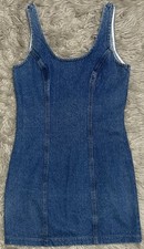 Vintage Rampage Dress Denim Mini BodyCon Size 7 Made in USA
