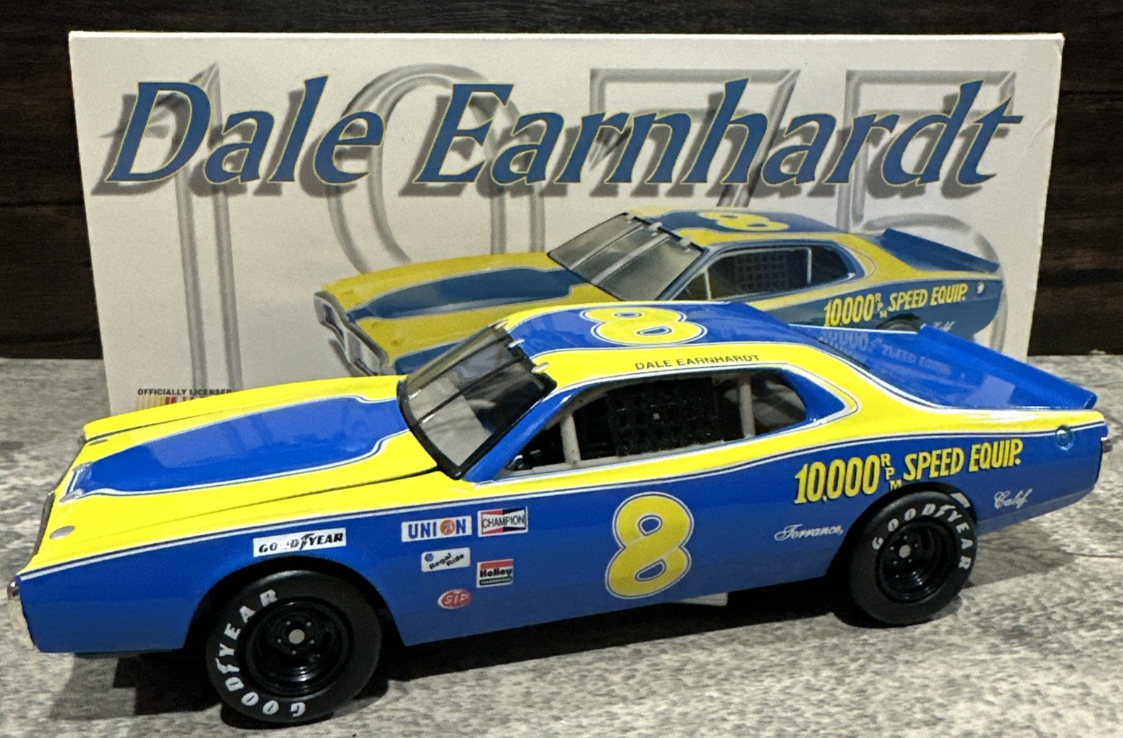 1975 Dale Earnhardt #8 RPM Dodge Charger 1/24 Action NASCAR Diecast