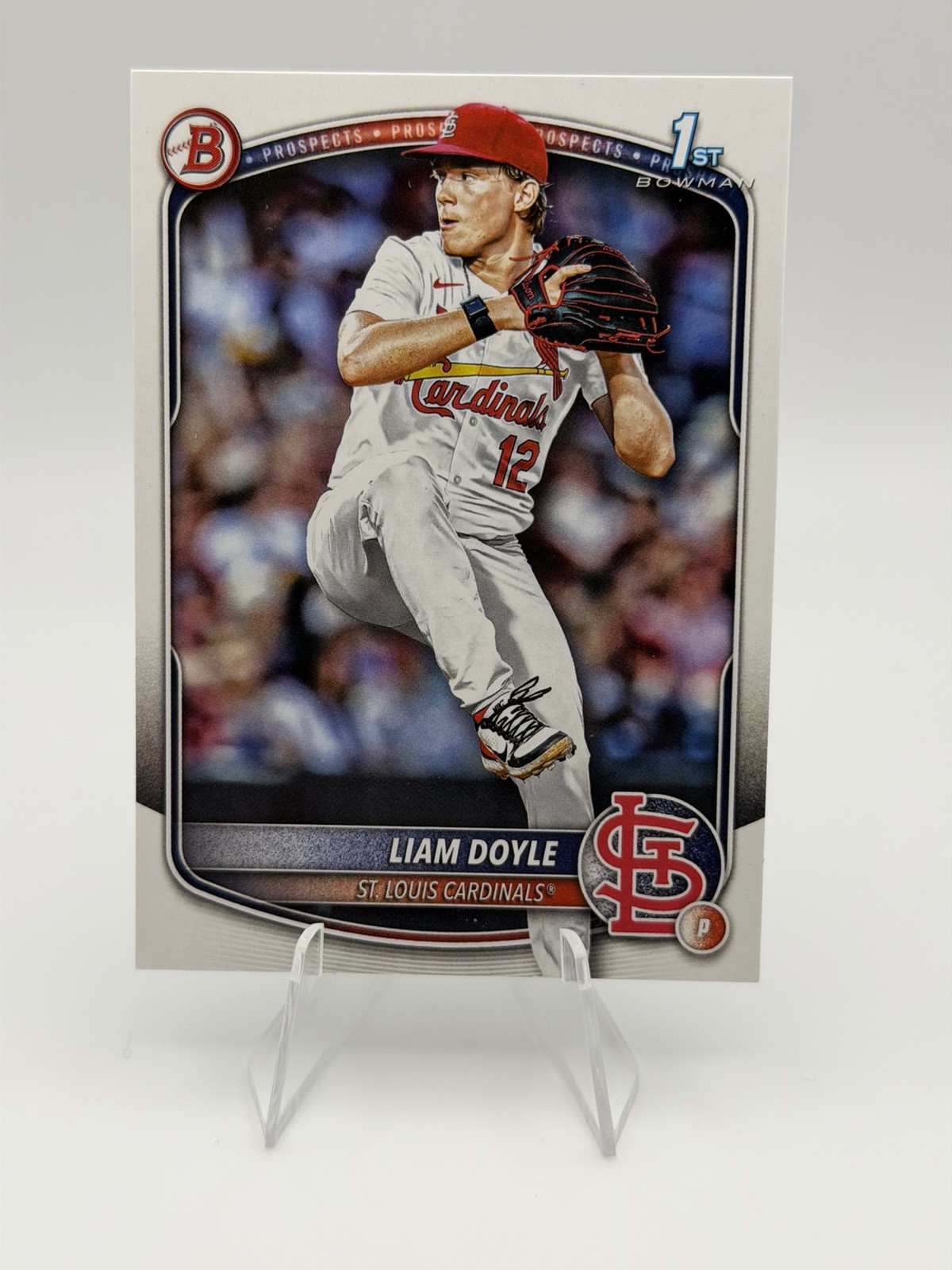 2025 Bowman Draft #BD12 Liam Doyle #BD-12 1st Paper St Louis Cardinals