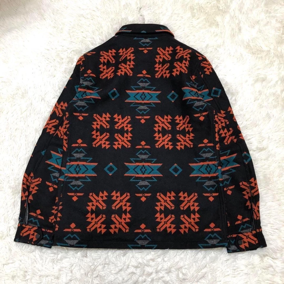 PENDLETON MARCERO BURLON Veste En Laine Neuve M Multicolore 76cm - Photo 2/4