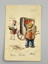 BUON NATALE FRATELLI LENCI VECCHIA CARTOLINA OLD POSTCARD AUGURALE