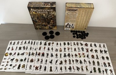 342 Pieces (99% Complete) Pathfinder RPG Pawn Collection: NPC Codex Cards+Bases