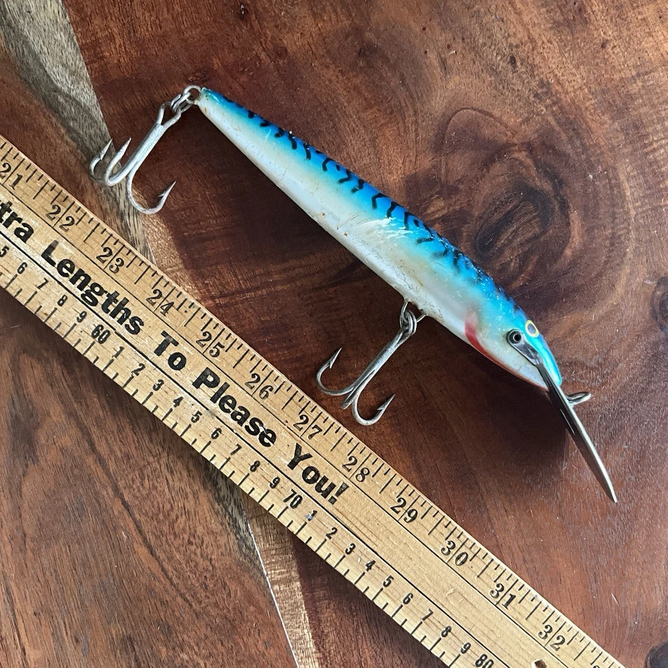 Señuelo de pesca Rapala Finland 7" Magnum cuenta regresiva hundimiento CD18 • Cebo de la vieja escuela Foto 2 de 3