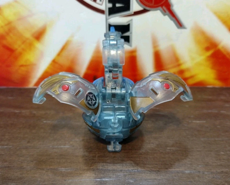 Bakugan Translucent Haos Cyborg Helios 625G Gray New Vestroia Rare - Image 3 of 4