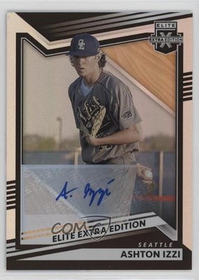 2022 Panini Elite Extra Edition Signatures Ashton Izzi #126 Auto un2