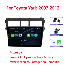 Carplay Android Auto Radio Stereo For Toyota Yaris 2007-2012 Linux System Cam Carplay Android Auto Radio Stereo For Toyota Yaris 2007-2012 Linux System Cam