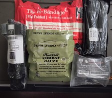 IFAK Trauma Kit Refill/Training - CAT G7 Tourniquet, QuikClot, Cravat, ETD, Hban