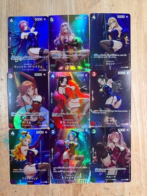 Boa Hancock Nami Perona Card One Piece Goddess Story Doujin Custom-9PCS/SET _82