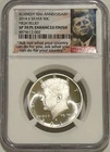2014 S Silver Kennedy Silver Half Dollar High Relief NGC SP70 PL Enhanced Finish