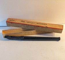 Vintage British Made The "Dulcet" Recorder In Original Box