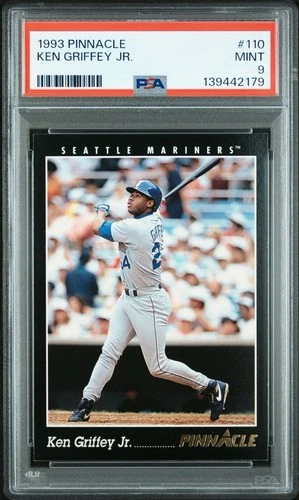 1993 Pinnacle Ken Griffey Jr #110 Mariners HOF PSA 9 MINT LOW POP Tough Grade!
