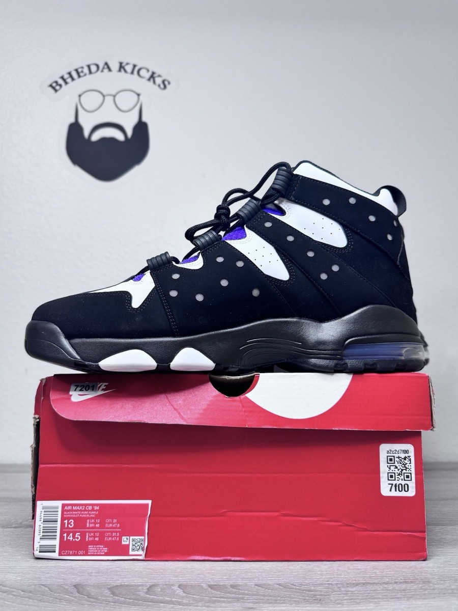 Size 13 - Nike Air Max 2 CB 94 Retro 2020 Black Purple (CZ7871-001