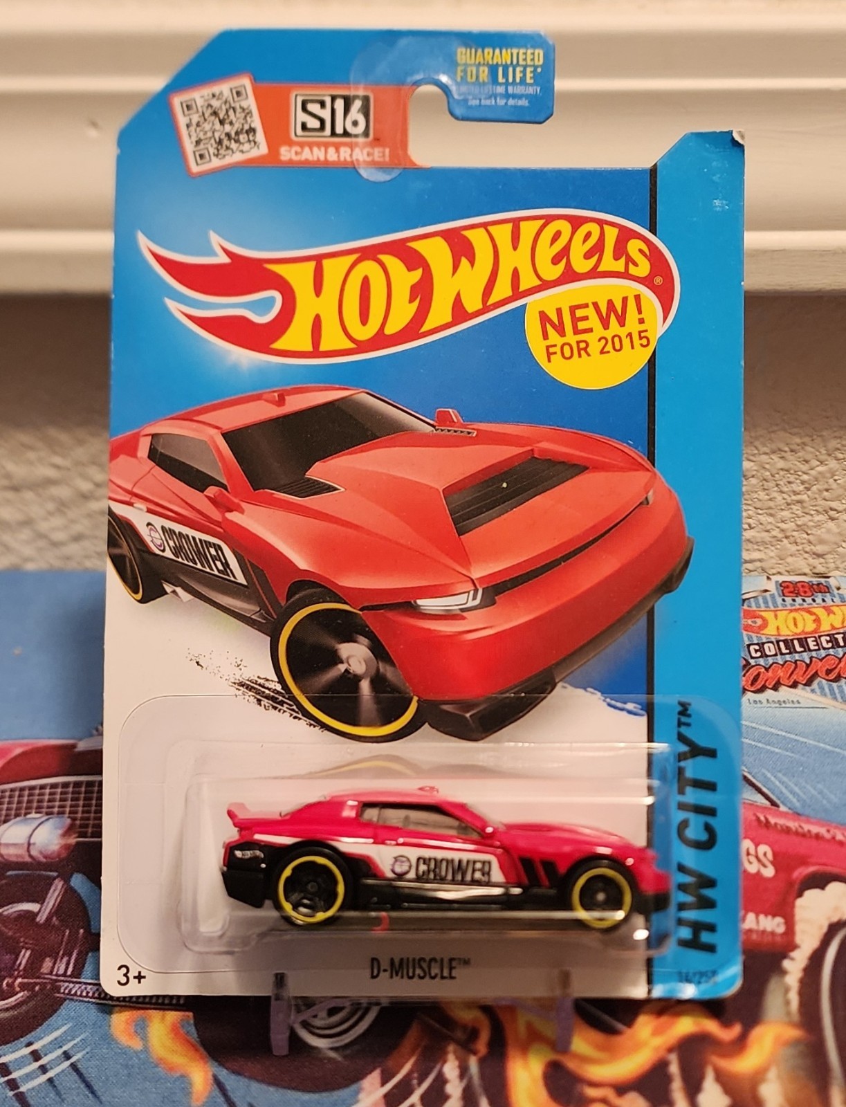 🔥Hot Wheels City D-Muscle Red 14/250 2015🔥