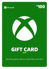 Xbox Live Us Gift Card Usd 100 Ebay